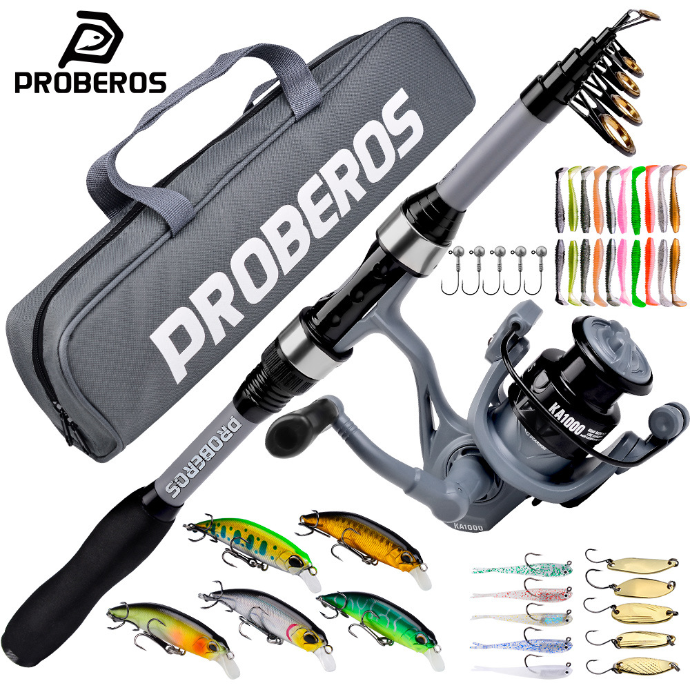 Freshwater Line - Kit de Vara de Pesca Telescópica