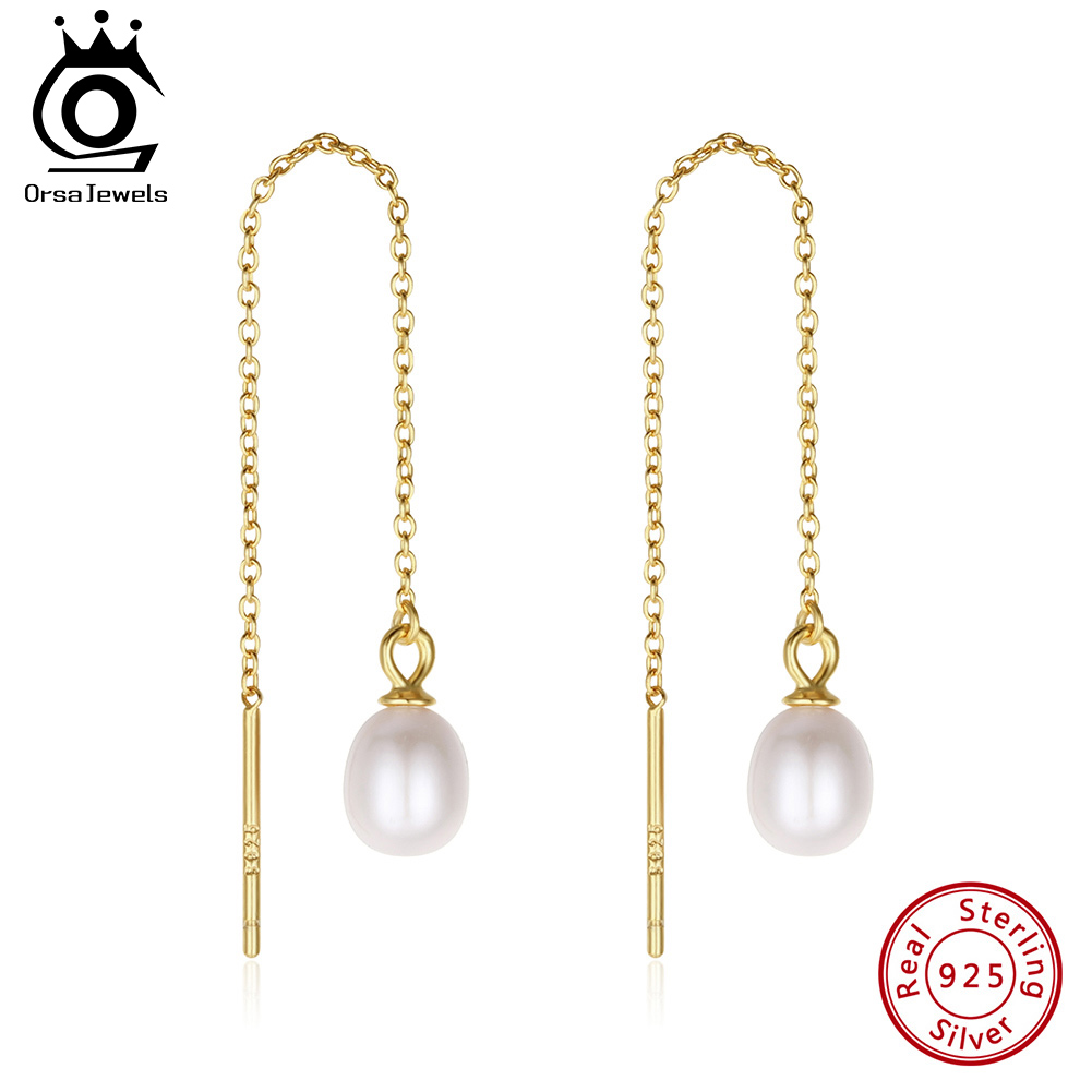 Freshwater Line - Orsa jóias requintado 14k ouro pérola