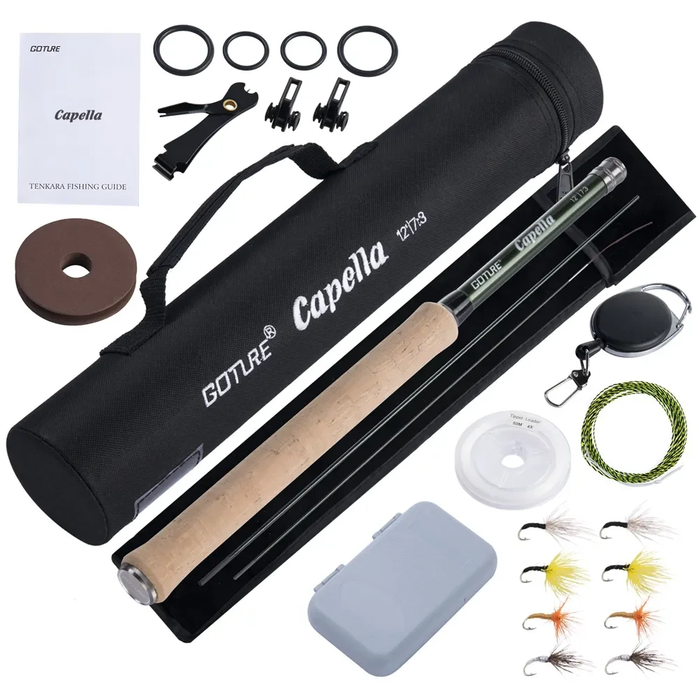 Saltwater Line - Conjunto de Vara de Pesca Tenkara
