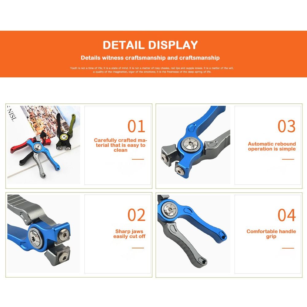 Alicate de pesca de liga de al - Fishing Line Cutter avaliação e preço