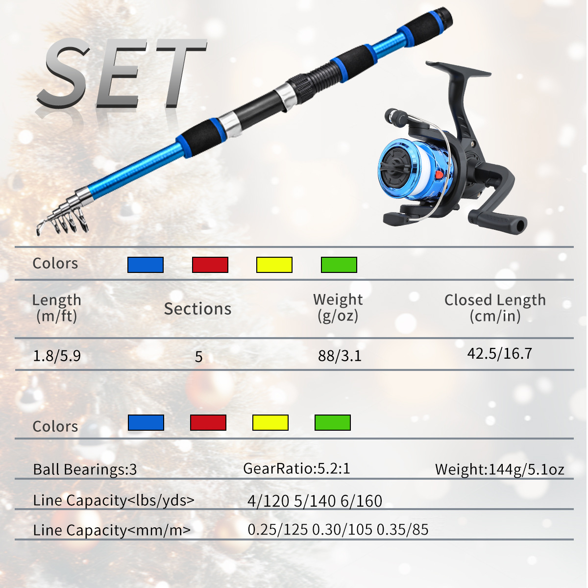 Conjunto de Pesca para Present - Freshwater Line avaliação e preço