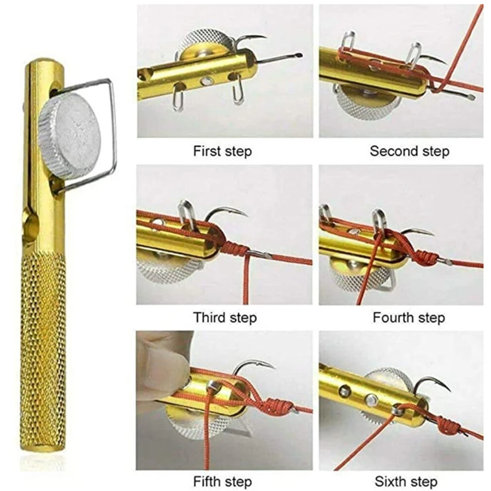 Alumínio Alloy Fishing Knot, F - Fishing Line Winder avaliação e preço