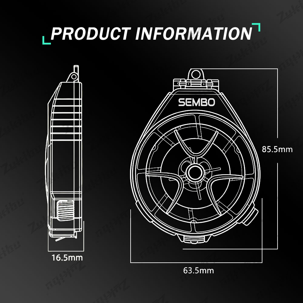 ZUKIBO Caixa compacta de armaz - Fishing Line Box avaliação e preço