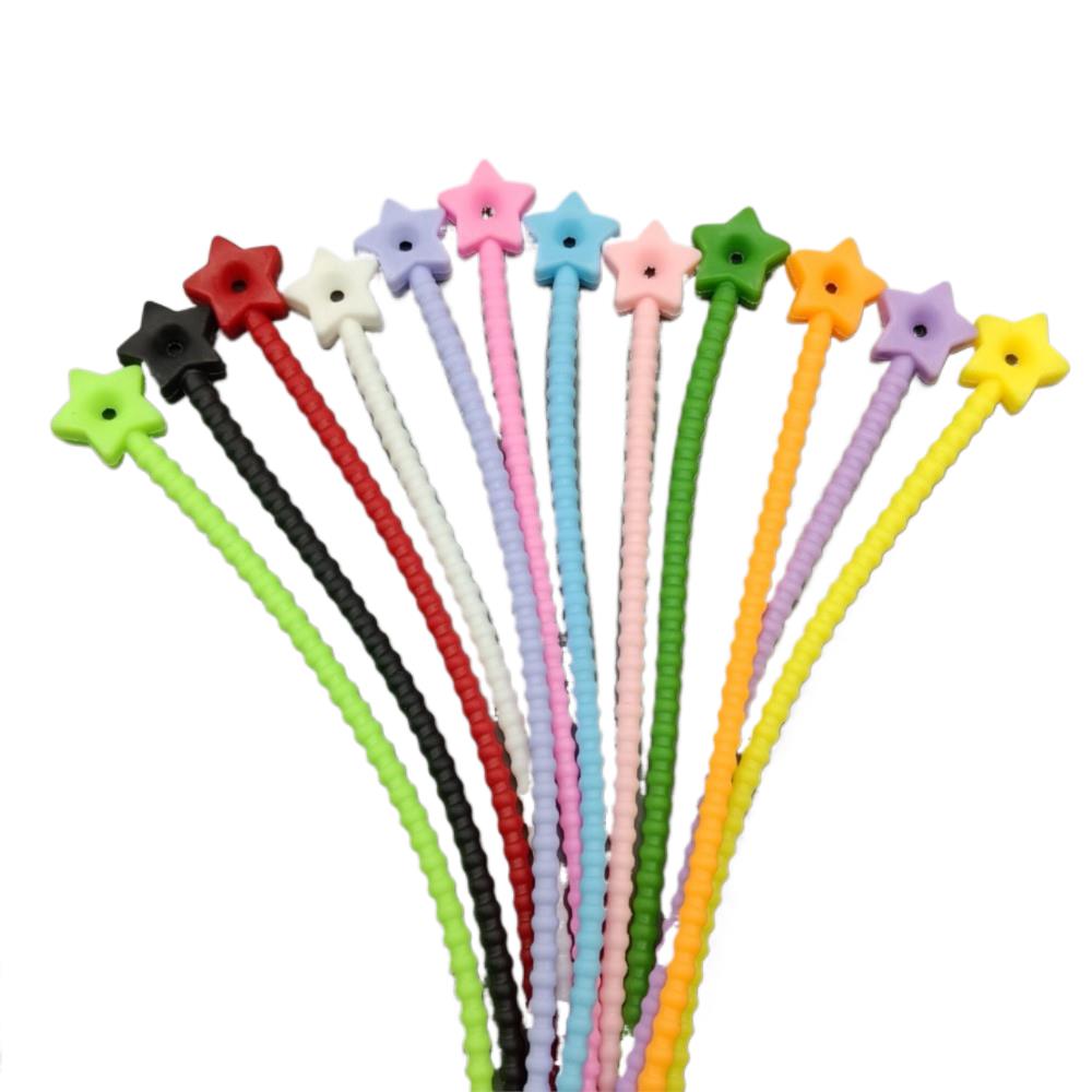 10 pçs flor estrela silicone c - Tippet Line avaliação e preço
